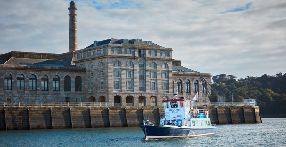 The Cremyll Ferry outside the Royal William Yard 
